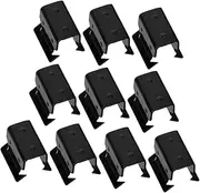 VINTORKY Car Supply 10pcs Window Wind Rain Deflector Channel Buckle for Vehicle Fix Clip Automotive Rain Gutter