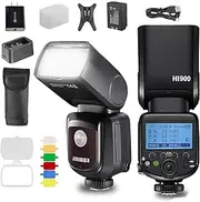 Jinbei Hi-900s Speedlite Camera Flash, 2.4G TTL Auto Metering, HSS High Speed Sync, 80Ws Power Flash, Sony Hot Shoe, Compatible with Sony Cameras Only