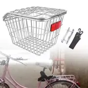 Rear Bike Basket Bicycle Basket for Child Foldable Bikes Outdoor Accessories