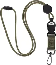 EXAOMBLE Heavy Duty Breakaway Lanyard for Keys and Id Holders Durable with Hook Comfortable Neck Strap for Employees Nurses and Visitors