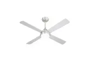Vevare 52'' Ceiling Fan AC Motor with Light Remote Control - Silver