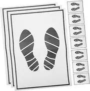 VINTORKY 25Pcs Disposable Paper Vehicle Floor Mats Portable Auto Protection Pads for Car Interior Keep Carpet Clean Lightweight and Car Supplies for Customer Visits