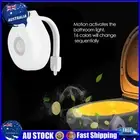 LED Motion Sensor Toilet Light Simple Battery Operated Bright Night Lamp ^AU