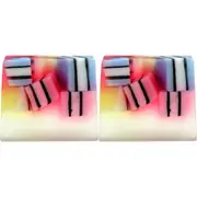 2PK Bomb Cosmetics Candy Box Scented Bath Soap Slice Shower Skin Body Fragrance