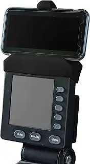 Phone Holder Made for Concept 2 Rowing Machine, SkiErg and BikeErg - Silicone Fitness Products (Black)