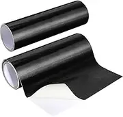 Hicarer Thermal Heat Shield Barrier Adhesive, Aluminized Fiberglass Heat Shield Resistant Material Tape for Auto Use, House, Barbecue (2 Pack,12 x 118 Inches)