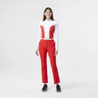 在飛比找momo購物網優惠-【IM8】高爾夫長褲(紅色 剪接 修身 長褲)