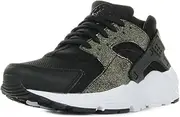 [Nike] Air Huarache Run SE (GS) Girls Fashion-Sneakers 904538-005_4.5Y - Black/Metallic Gold/White