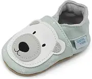 [Dotty Fish] Soft Sole Leather Baby Shoes Boys pre-Walkers