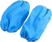 KICHOUSE Complete Kitchen Set with Chef Hat Apron Cooking Sleeve for Fun Cooking Baking Decorating Activities Sky Blue for Ages