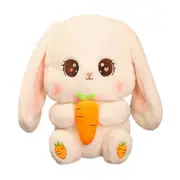 Stuffed Animals Toys Plush Toys Rabbit Radish Plush Toys Animation Plush Rabbit Softpillow, Plush Toy Gifts Boys And Girls Carry Indoor Accompany Chil