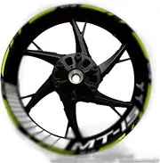 Reflective Motorcycle Wheel Sticker Hub Decal Rim Stripe Tape for MT 15 MT-15 2019 2020 2021 2022 2023 (Color : 155)