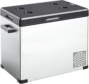 50L Portable Compressor Fridge/Freezer, 12V/24V/220V, for Car, Truck, Caravan, Camping, Home