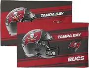 NORTHWEST NFL Tampa Bay Buccaneers 2-Pack Fan Towel Set, 16" x 25" Each, Swipe, Team Colors