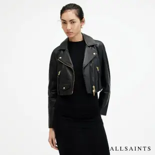 【ALLSAINTS】ELORA 修身短版羊皮騎士皮衣 WL166X(修身版型)