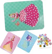 ERINGOGO Drawing Kit for Boys and Girls Princess Dress up Toys DIY Craft Kit Bright Colors for Creative Play