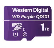 Western Digital WD Purple 1TB MicroSDXC Card 24/7 -25C to 85C Weather Humidity Resistant for Surveillance IP Cameras mDVRs NVR Dash Cams Drones WDD100T1P0C-85AEL0