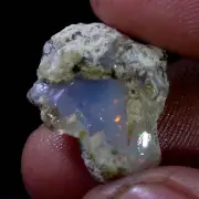 10.80 Ct Natural AAA+ Ethiopian "Play-Of-Color" Ultra Fire Opal Rough Gemstone