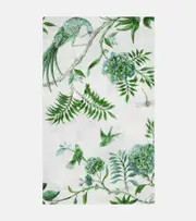 [Aquazzura Casa] Aquazzura Casa Secret Garden Large linen tablecloth One Size green