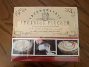 New Sealed Williams-Sonoma Thermometric Milk Frothing Stainless Steel Pitcher
