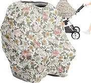 Yulokdwi Car Seat Cover for Baby, Carseat Canopy Cover, Breathable Nursing Cover, Portable Car Seat Cover for Babies, Stroller Canopy Cover for Summer
