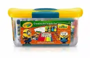 Crayola Creative Art Supply Set - Minions Coloring Set Bin Box
