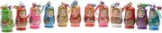 Matryoshka Russian Dolls Key Chains Nesting Doll Key Rings for Handbag Mobile Phone Backpack,Pack of 12