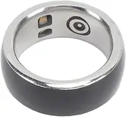 Health Ring, Stainless Steel Wearable Bluetooth Finger Smart Ring Health Tracker Waterproof Rechargeable Blood Oxygen Monitor Fitness Ring for Men or Women (20)