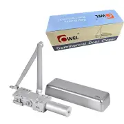 Extra Heavy Duty/UL Listed Commercial Automatic Door Closer, Cast Iron Body