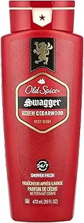 Old Spice Red Zone Body Wash, Swagger, 16 Oz (Pack of 2) Bundled with Toiletry Bag