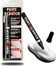Paint Scratch Fix White Touch Up Paint For Cars, Auto Paint Repair Pen, Auto Marker For Scratches, Fixed Keyed Car And Stone Chips, White, Black, Grey, Silver (WHITE SOLID)