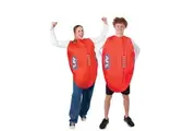 Afl Footy Tabard Costume, Adult - One Size