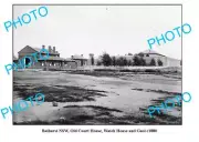OLD LARGE PHOTO BATHURST NSW OLD COURT HOUSE WATCH HOUSE & GOAL c1880