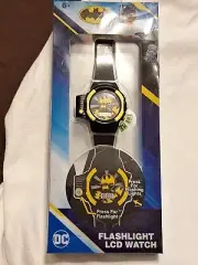 Hard To Find Batman Flashlight LCD WATCH Brand New DC NIB