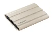 Portable SSD T7 Shield, 2TB, Beige, USB3.2, Type-C, R/W(Max) 1,050MB/s, IP65 Water & Dust resistance, Drop resistant Case, 3 Years Warranty