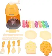 Kisangel Toy Ice Machine Set Kitchen Simulation Mini Appliance Toy Safe Fun for Children