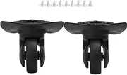 [frenma] 1 Pair Suitcase Wheel Replacement Wheel Replacement Wheel Replacement DIY Travel Bag Luggage Repair 360 Degree Rotation Easy Installation wear Resistant Replacement Parts
