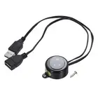 DC PIR Motion Sensor Switch Light Sensor USB Interface for LED Light Black