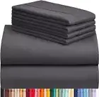 Ultra Soft Cotton Bed Sheet Sets Flat Fitted Pillow Cases Queen King Double S AU