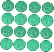 ERINGOGO 100pcs Patrick's Day Toys Shamrock for for Loot Bags Table Settings and Centerpiece Decorations Green
