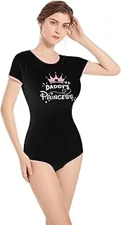 [kiligspace] Cotton Bodysuit Romper Onesie Pajamas Bodysuit Top Button Crotch Onesies-Be Ur Princess