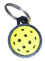 Pickleball Keyring 2 Pack Key Tag Sport Pickle Ball Chain Paddle