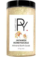 Planet Yum Japanese Honeysuckle Mineral Bath Salts Relaxing Soak 350g
