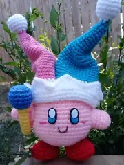 Handmade Crochet Amigurumi Kirby Plush Doll