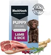 Black Hawk Puppy Medium Breed Lamb and Rice Dry Dog Food 10 Kg