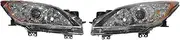 LH+RH HeadLights Pair for Mazda 3 BL Series Sedan/Hatch 2009-On Left Right L+R