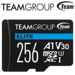 【TEAM 十銓】256GB ELITE MICROSDXC TF UHS-I U3 A1 V30 記憶卡