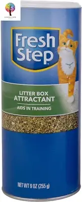 Fresh Step Litter Box Attractant Powder to Aid in Training, 9 Ounces