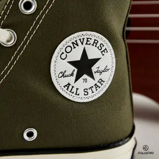 Converse Chuck 70 HI 男女 橄欖綠 高筒 休閒 帆布鞋 A00754C