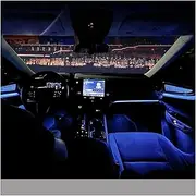 Colorful Atmosphere Light Suitable Compatible With Lexus NX NX260 NX350h NX400 2022 Modified Interior Door Atmosphere Light(B)